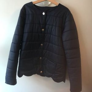 Jacadi girls quilted jacket